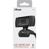 Trust Trino webcam Zwart, 18679, Retail