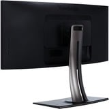 ViewSonic VP3881a Pantone gevalideerde monitor met docking station 38" Curved UltraWide  Zwart, 2x HDMI, 1x Displayport, USB-A, USB-B, USB-C, LAN, audio