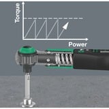 Wera Safe-Torque A 2 Set 1, 1/4" zeskant, 2-12 Nm, 23‑delig draaimomentsleutel Zwart/groen