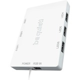 be quiet! Light Wings White 140 mm PWM high-speed Triple Pack case fan Wit, 3 stuks, incl. ARGB-hub, 4-pin PWM fan-connector