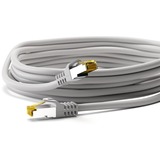 goobay Patchkabel S/FTP, RJ-45 met Cat.7 Grijs, 1 meter