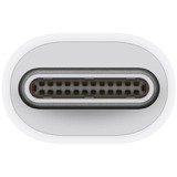 Apple Adapter voor Thunderbolt 3 (USB‑C) naar Thunderbolt 2 Wit