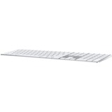 Apple Magic Keyboard met numeriek toetsenbord Zilver/wit, US lay-out, Rubberdome, Bluetooth