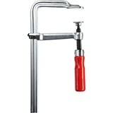 BESSEY Geheel stalen lijmtang classiX GS30 met houten handgreep lijmklem Zilver/rood