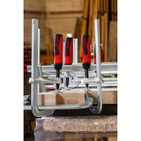 BESSEY Geheel stalen lijmtang met 2-componenten handgreep GZ20-2K lijmklem Zwart/rood