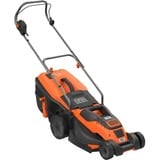 BLACK+DECKER EMAX42I grasmaaier Oranje/zwart, Compact&Go