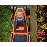 BLACK+DECKER EMAX42I grasmaaier Oranje/zwart, Compact&Go