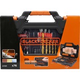 BLACK+DECKER Easy Grip Flip Bit system A7231-XJ boor- en bitset 76-Delig
