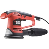 BLACK+DECKER Excenterschuurmachine KA191EK excentrische schuurmachine Oranje/zwart, Incl. Transportkoffer