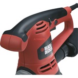 BLACK+DECKER Excenterschuurmachine KA191EK excentrische schuurmachine Oranje/zwart, Incl. Transportkoffer