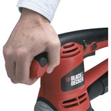 BLACK+DECKER Excenterschuurmachine KA191EK excentrische schuurmachine Oranje/zwart, Incl. Transportkoffer