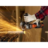 BLACK+DECKER Haakse slijper 18V 125mm BCG720N Oranje/zwart, Accu en oplader niet inbegrepen