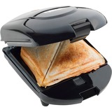 Bestron ADM2003Z Compacte snackmaker 3-in-1 sandwichmaker Zwart
