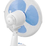 Bestron DDF35W Tafelventilator Wit/blauw, Ø 35 cm