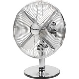 Bestron DFT35CH Retro tafelventilator Chroom, Ø 35 cm