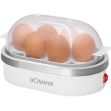 Bomann EK 5022 CB Eierkoker Wit/zilver, 6 eieren