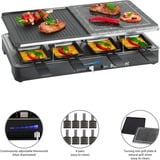 Bomann RG 2279 CB 2-in-1 Raclette-Grill gourmetstel Antraciet
