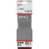 Bosch 3-delige Schuurbandset X440 Best for Wood and Paint 75x457mm, P60/80/100