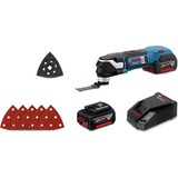 Bosch Accu Multi-Cutter GOP 18V-28 Professional multifunctioneel gereedschap blauw/zwart, L-BOXX, 2 Li-ion accu's (5,0 Ah) inbegrepen