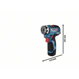 Bosch Accu schroefboormachine GSR 12V-35 FC Professional schroeftol Blauw/zwart, Accu inbegrepen