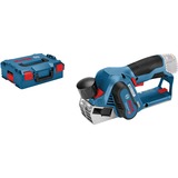 Bosch Accuschaafmachines GHO 12V-20 Professional solo elektrische schaafmachine Blauw/zwart, L-BOXX, accu en oplader niet inbegrepen