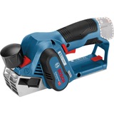 Bosch Accuschaafmachines GHO 12V-20 Professional solo elektrische schaafmachine Blauw/zwart, L-BOXX, accu en oplader niet inbegrepen