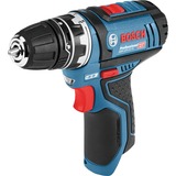 Bosch Accuschroefboormachine GSR 12V-15 FC Professional Blauw/zwart, L-BOXX, opzetstukken, oplader en 2 accu's inbegrepen 