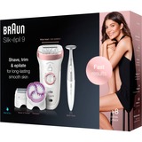 Braun Silk-épil 9-980 SensoSmart epilator Wit/roségoud