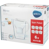 Brita Marella Cool incl. 6 MAXTRA+ filterpatronen kan Transparant/wit