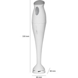 Clatronic Staafmixer SM 3081 Wit/lichtgrijs