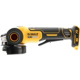 DEWALT 18V XR 125mm Brushless haakse slijper met dodemansschakelaar DCG406NT Geel/zwart, Accu en oplader niet inbegrepen