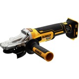 DEWALT Accu Haakse slijper DCG405FNT, 18V Zwart/geel, Accu en oplader niet inbegrepen