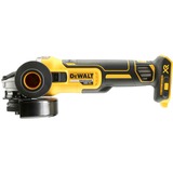 DEWALT Brushless accu Haakse slijper met schuifschakelaar DCG405NT Zwart/geel, 18V, 125m, accu en oplader niet inbegrepen 