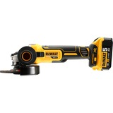 DEWALT DCG405P3-QW Accu haakse slijper, 18 Volt Zwart/geel, Incl. T STAK-Box II, 3x Li-Ion Accu 5,0Ah