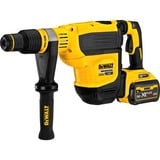 DEWALT DCH614X2-QW 54V XR FLEXVOLT SDS-Max Combihamer 45mm boorhamer Geel/zwart, Incl. 2x 9.0Ah accu's, Multi-voltage lader en draagkoffer