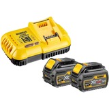 DEWALT XR Flexvolt Accu Starterspakket DCB118T2 oplader Snellader en 2 accu's (6.0Ah) inbegrepen 