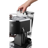 DeLonghi Icona Vintage ECOV 311.BK espressomachine Zwart/hoogglans zilver