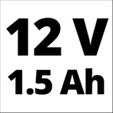 EINHELL Accu gras- en heggenschaar GE-CG 12 Li grasschaar Rood/zwart, Accu inbegrepen