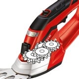 EINHELL Accu gras- en heggenschaar GE-CG 12 Li grasschaar Rood/zwart, Accu inbegrepen