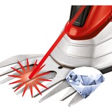 EINHELL Accu gras- en heggenschaar GE-CG 12 Li grasschaar Rood/zwart, Accu inbegrepen