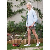 EINHELL Accu gras- en heggenschaar GE-CG 12 Li grasschaar Rood/zwart, Accu inbegrepen