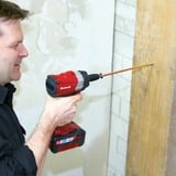 EINHELL Slagmoersleutel TE-CW 18 Li BL-solo Rood/zwart, Accu en oplader niet inbegrepen