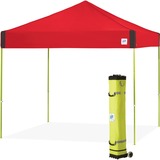 E-Z Up Pyramid 3x3 Color Punch paviljoen Rood
