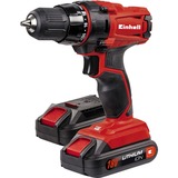 Einhell Accu Schroefboormachine TC-CD 18-2 Li schroeftol Rood/zwart, Koffer, oplader en 2 accu's inbegrepen
