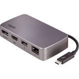 Elgato Thunderbolt 3 Mini Dock dockingstation Grijs, USB 3.0, DisplayPort, Thunderbolt, RJ-45