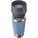 Emsa Travel Mug Easy Twist Thermosbeker Blauw/roestvrij staal