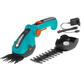 GARDENA Accu Grasschaar ComfortCut met Buxusmes Turquoise/zwart, 9857-20, accu en oplader inbegrepen