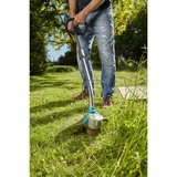 GARDENA Accu Trimmer set PowerCut Li-40/30 grastrimmer Zwart/turquoise, 9827-20, Accu inbegrepen