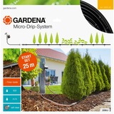 GARDENA Micro-Drip-System startset M voor rijplanten met besproeiingscomputer bewateringsautomaat Zwart, 13012-20