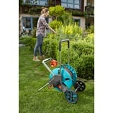 GARDENA Slangenwagen AquaRoll M Easy Set Turquoise/grijs, 18517-20